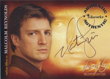 2006 Inkworks Firefly - Autographs #A-1 Nathan Fillion Front