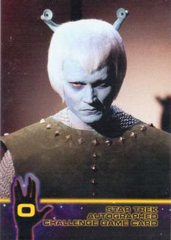 1998 SkyBox Star Trek The Original Series 2 - Autograph Challenge #O Orion, disguised as an Andorian Front