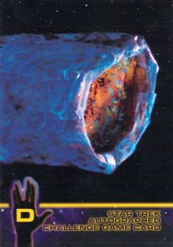 1998 SkyBox Star Trek The Original Series 2 - Autograph Challenge #D Doomsday Machine Front