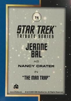 2009 Rittenhouse Star Trek: The Original Series Archives - Star Trek Tributes #T4 Jeanne Bal Back