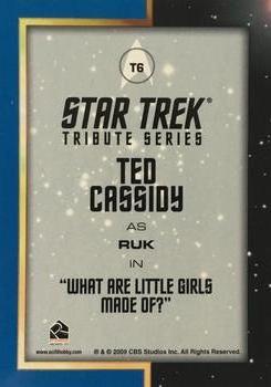 2009 Rittenhouse Star Trek: The Original Series Archives - Star Trek Tributes #T6 Ted Cassidy Back