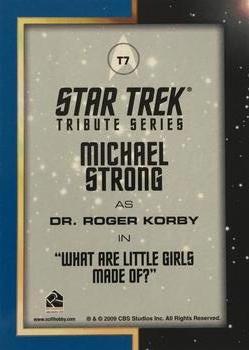 2009 Rittenhouse Star Trek: The Original Series Archives - Star Trek Tributes #T7 Michael Strong Back