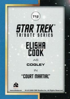 2009 Rittenhouse Star Trek: The Original Series Archives - Star Trek Tributes #T12 Elisha Cook Back