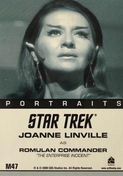 2009 Rittenhouse Star Trek: The Original Series Archives - Portraits #M47 Joanne Linville Back