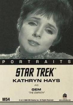 2009 Rittenhouse Star Trek: The Original Series Archives - Portraits #M54 Gem Back