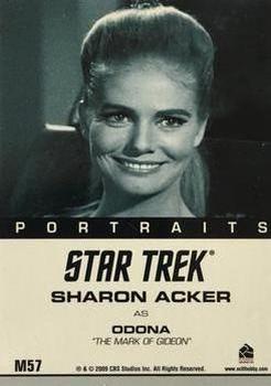 2009 Rittenhouse Star Trek: The Original Series Archives - Portraits #M57 Odona Back