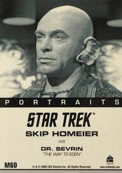 2009 Rittenhouse Star Trek: The Original Series Archives - Portraits #M60 Dr. Sevrin Back