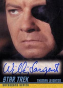 2009 Rittenhouse Star Trek: The Original Series Archives - Autographs #A216 William Sargent Front