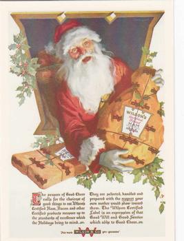 1994 21st Century Archives Santa Claus A Nostalgic Art Collection #8 Ad - Dec. 1919 Front