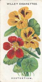 1910 Wills's Old English Garden Flowers #22 Nasturtium Front