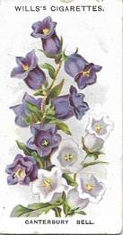1910 Wills's Old English Garden Flowers #43 Canterbury Bell Front