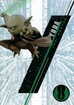 2016 Topps High Tek Star Wars - Pattern 3 (Second Death Star Reactor Core) #SW-3 Yoda Front
