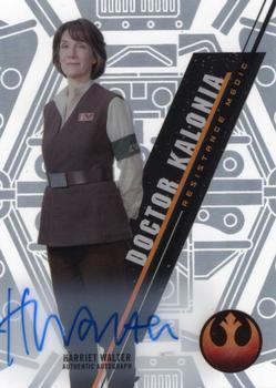 2016 Topps High Tek Star Wars - Autographs #SW-83 Harriet Walter Front