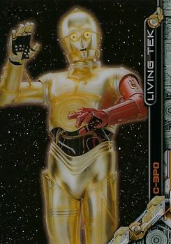 2016 Topps High Tek Star Wars - Living Tek #LT-3 C-3PO Front