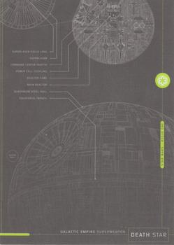 2016 Topps Star Wars Rogue One Series 1 - Blueprints of Ships and Vehicles #NNO Death Star Front
