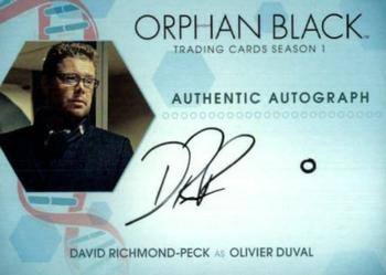 2016 Cryptozoic Orphan Black Season 1 - Autographs #DRP David Richmond-Peck Front