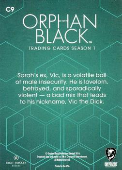 2016 Cryptozoic Orphan Black Season 1 - Character Bios #C9 Victor Schmidt Back