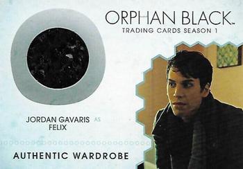 2016 Cryptozoic Orphan Black Season 1 - Wardrobe Relics #M11 Jordan Gavaris Front
