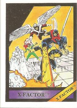 1987 Comic Images Marvel Universe I #1 X-Factor Front