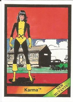 1987 Comic Images Marvel Universe I #22 Karma Front