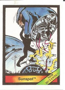 1987 Comic Images Marvel Universe I #25 Sunspot Front