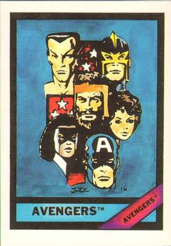 1987 Comic Images Marvel Universe I #31 Avengers Front