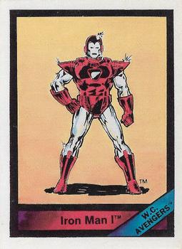 1987 Comic Images Marvel Universe I #39 Iron Man Front