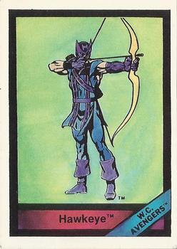 1987 Comic Images Marvel Universe I #40 Hawkeye Front