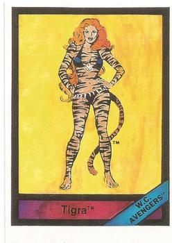 1987 Comic Images Marvel Universe I #42 Tigra Front