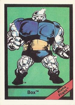 1987 Comic Images Marvel Universe I #49 Box Front