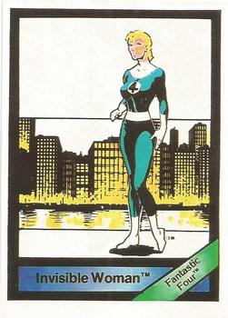 1987 Comic Images Marvel Universe I #54 Invisible Woman Front
