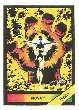 1987 Comic Images Marvel Universe I #72 Nova Front