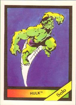 1987 Comic Images Marvel Universe I #76 Hulk Front