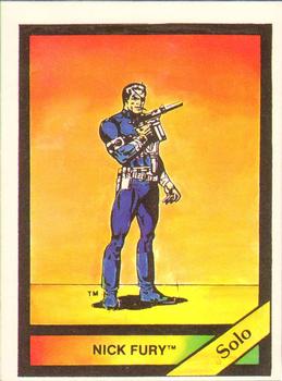 1987 Comic Images Marvel Universe I #78 Nick Fury Front
