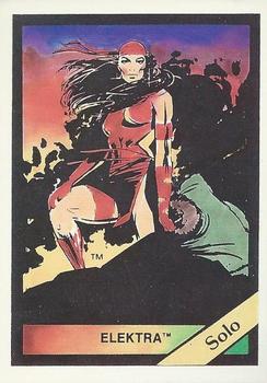 1987 Comic Images Marvel Universe I #81 Elektra Front