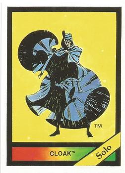 1987 Comic Images Marvel Universe I #84 Cloak Front