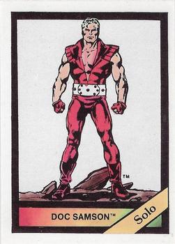 1987 Comic Images Marvel Universe I #86 Doc Samson Front