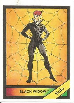 1987 Comic Images Marvel Universe I #89 Black Widow Front