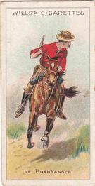 1913 Wills's Riders of the World #18 The Bushranger Front