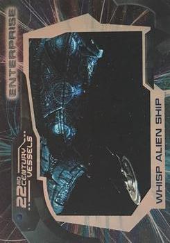 2003 Rittenhouse Star Trek Enterprise Season 2 - 22nd Century Vessels #V6 Whisp Alien Ship Front