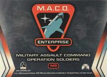 2004 Rittenhouse Star Trek Enterprise Season 3 - M.A.C.O.S. In Action #M9 M.A.C.O.S. In Action Back