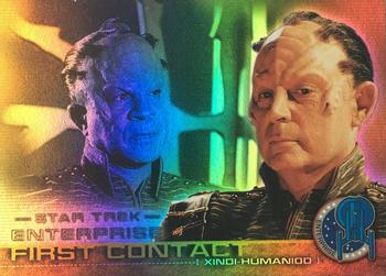 2004 Rittenhouse Star Trek Enterprise Season 3 - First Contact #F22 Xindi-Humanoid Front