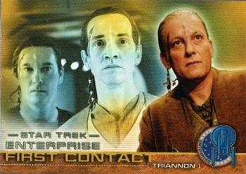 2004 Rittenhouse Star Trek Enterprise Season 3 - First Contact #F30 Triannon Front