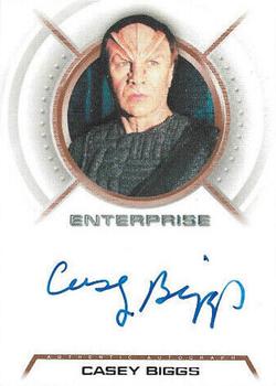 2004 Rittenhouse Star Trek Enterprise Season 3 - Autographs #A24 Casey Biggs Front