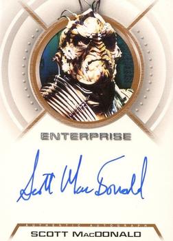 2004 Rittenhouse Star Trek Enterprise Season 3 - Autographs #A26 Scott MacDonald Front