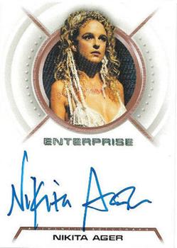 2004 Rittenhouse Star Trek Enterprise Season 3 - Autographs #A29 Nikita Ager Front