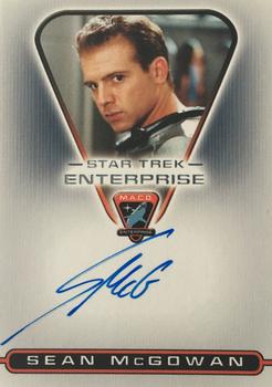 2004 Rittenhouse Star Trek Enterprise Season 3 - Autographs M.A.C.O. Series #MACO5 Sean McGowan Front