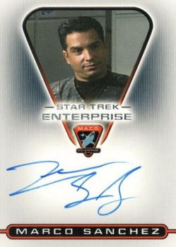 2004 Rittenhouse Star Trek Enterprise Season 3 - Autographs M.A.C.O. Series #MACO6 Marco Sanchez Front