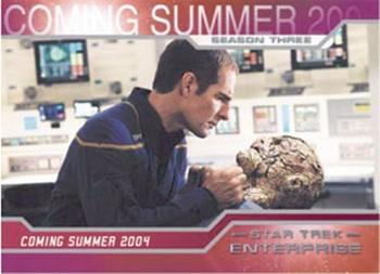 2004 Rittenhouse Star Trek Enterprise Season 3 - Promos #P2 Captain Archer Front