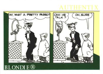 1995 Authentix Blondie #3 Cookie Bumstead Front